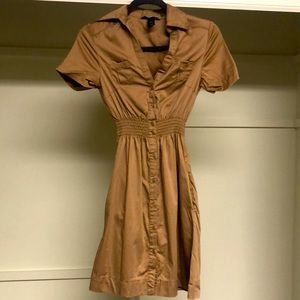 Tan “Safari” Dress w/ Pockets